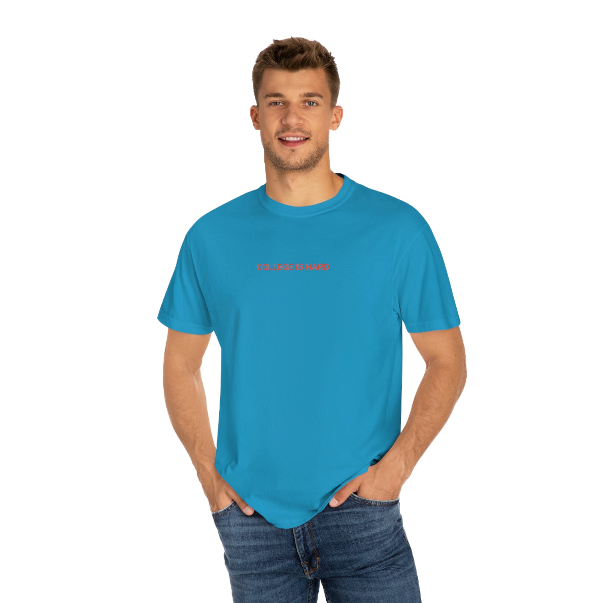 COLLEGE IS HARD Royal caribe gameday t-shirt